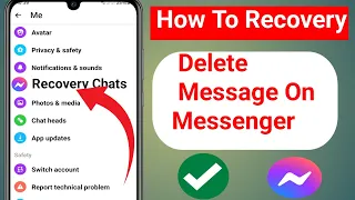 How To Recovery Message On Messenger New Update(2024)||Recovery Delete Facebook Messenger