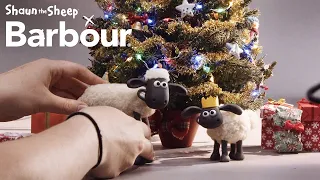 Behind the Scenes on Shaun the Sheep x Barbour! 🎄🎁