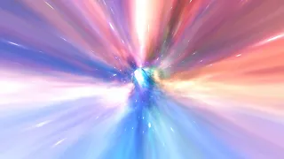Time Travel through Wormhole at Light Speed in Outer Space Stars 4K DJ Visuals Loop Background