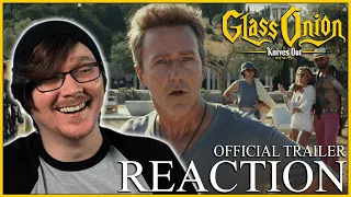 GLASS ONION: A KNIVES OUT MYSTERY Official Trailer REACTION! NETFLIX