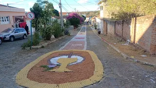 TAPETE E PROCISSÃO DE CORPUS CHRISTI !!!🙏🙏🙏EM CONDEÚBA