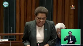 Fijian Minister for Women, Hon. Mereseini Vuniwaqa response on the 2020 -2021 National Budget