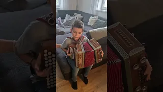 Steirische Harmonika Ennstaler Polka mit Sebastian 6 Jahre alt