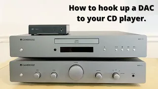 How To Connect A CD Player To An External DAC