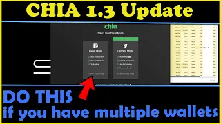 Chia 1.3 Update and Database Resize with Multiple Chia Wallet Keys