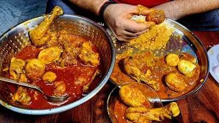 Bihari Anda Curry | Bihari Anda Chicken Curry | Bihari Style Egg Chicken Curry Recipe