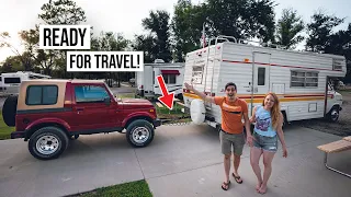 Hooking Up Our RV’s TOW VEHICLE! - We’re Finally Hitting The Road FULL TIME!