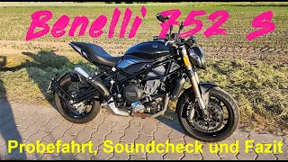 Benelli 752 S Probefahrt, Soundcheck, Fazit.  Konkurrenz für  SV 650 , MT 07 und Z 650?