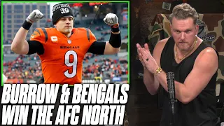 Congrats To Joe Burrow & Bengals For Winning AFC North | Pat McAfee Reacts