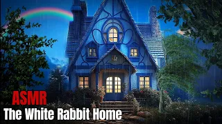 ✨The White Rabbit Home✨ Gentle Summer Rain & English Songbird Ambience | ASMR Fully Loopable