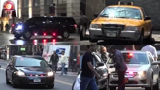 Unmarked Police Cars Responding Compilation: Sirens NYPD Police Taxi, Federal Law Enforcement, FDNY