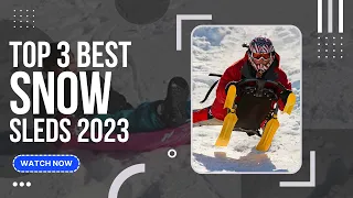 Best Snow Sleds 2023 (Top 3 Picks For Any Budget) | GuideKnight