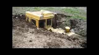 Трактор застрял в болоте Уникальное видеоTractor stuck in mud compilation 2017, NEW