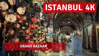 Istanbul Grand Bazaar Walking Tour 14 November 2021|4k UHD 60fps