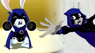 Raven Turns Into a Rabbit - Teen Titans "Bunny Raven... or ...How to Make A Titananimal Disappear"