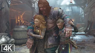 God of War Ragnarok - Thor Gets Drunk and Starts a Bar Fight