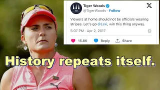 The Lexi Thompson BALL MARKING FIASCO HAPPENS AGAIN.  Tiger Woods and USGA SILENT!