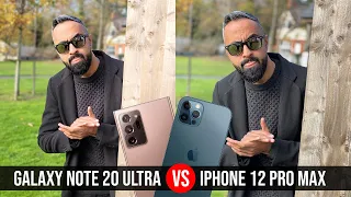 iPhone 12 Pro MAX vs Samsung Galaxy Note 20 Ultra Camera Test Comparison