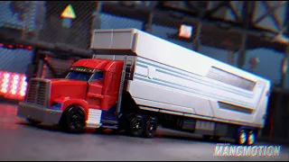 APC Toys Trailer for APC-001 Attack Prime Optimus Prime Japan Version stop motion review