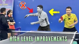 How to  do 1 Backhand - 1 Forehand High level Topspin | Tutorial & Fixs
