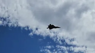 Lockheed Martin F-22 Raptor flying display @ Avalon Airshow 2023