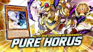 FINALLY HIT MASTER RANK!! AUTOWIN DRAGON IN PURE HORUS DECK IS INSANE! Master Duel