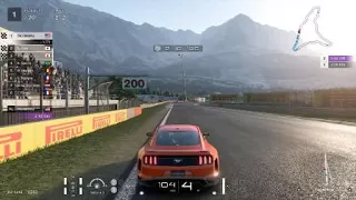 Gran Turismo®SPORT Gameplay Ford Mustang Road Car 1st Dragon Trail Morning 2K 1080P PS4 Pro