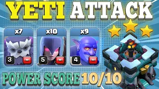 TH13!!! Yeti Witch Golem Attack Strategy For 3 Stars! Army Link In Description! - Clash of Clans