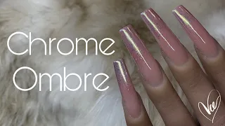 Easy Chrome Ombré Tutorial | Simple Nail Art | Acrylic Nails