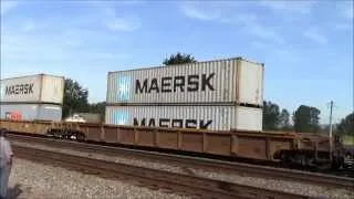 CN 116 (Intermodal) @ Matsqui Jct. BC 01AUG14 C40-8W 2098 Leading