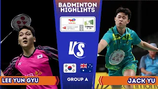 LEE Yun Gyu  vs Jack YU  | Thomas Cup 2024 Badminton