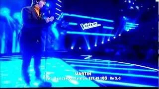 Take It With Me - Martin Halla. The Voice Norway.