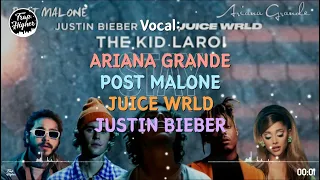 The Kid LAROI & Justin Bieber - STAY (Lyrics) feat. Juice WRLD, Post Malone & Ariana Grande [Remix]