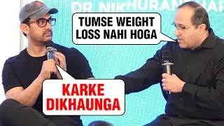 Aamir Khan On Fat Loss, Body Transformation, Health & Diet Tips At Fat Loss Diet Book Launch