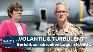 Kramp-Karrenbauer & Brigadegeneral Arlt: BERICHT zur EVAKUIERUNG am FLUGHAFEN KABUL