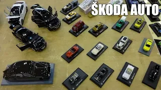 Выставка масштабных моделей 2019 | Большая коллекция автомобилей Škoda Auto 1:43