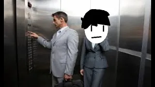 awkward elevator ride