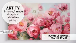 Vintage Art TV: Dreamy Florals - Spring Paintings Slideshow for Your ScreenSaver