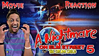 NIGHTMARE ON ELM STREET 5 | THE DREAM CHILD | Movie Reaction | My first time watching | Freddy🤯😱