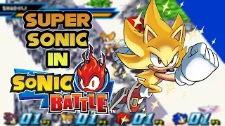 Super Sonic in Sonic Battle (hack)