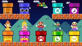 Cat Mario: Mario Collect MORE Custom Pipes and help all the characters in Super Mario Bros.