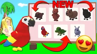 Buying ALL The NEW JUNGLE PETS In Adopt Me! (Roblox)