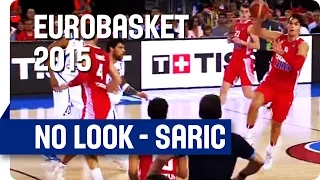 Amazing No Look Assist by Dario Saric - EuroBasket 2015