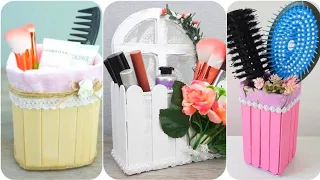 DIY decorative stands for cosmetics