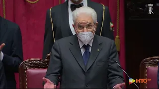 Cerimonia di insediamento del Presidente Mattarella al Palazzo del Quirinale - www.HTO.tv