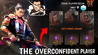 A Breathtaking  Battle Itu ocv 😈ll Met Tamil Player Selva ll at the Leaderboard ll #shadowfight4