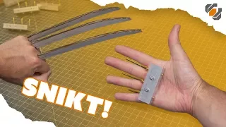 Wolverine's Prop Claws - Cosplay Tutorial Part 1 of 2 - Hand Grips