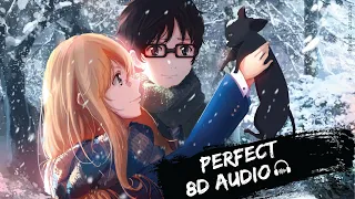 Ed Sheeran - Perfect || Bass Boosted || 8D AUDIO || Use Headphone.