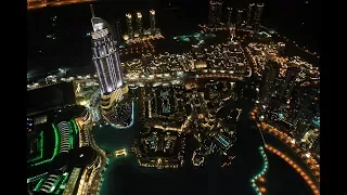 Dubai Fountain performs "I Will Always Love You" (from Burj Khalifa)