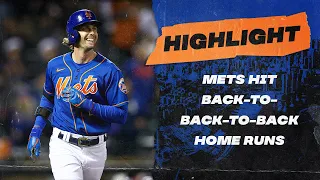 Mets Hit Back-to-Back-to-Back Home Runs